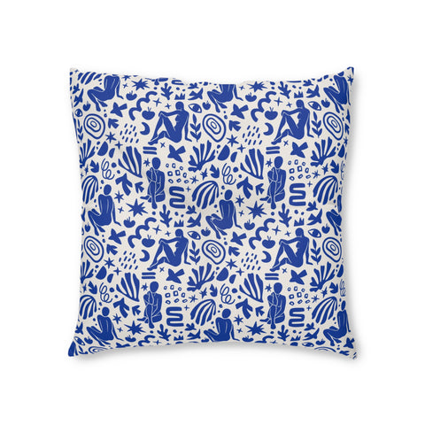 Mykonos - Tufted Floor Pillow, Square