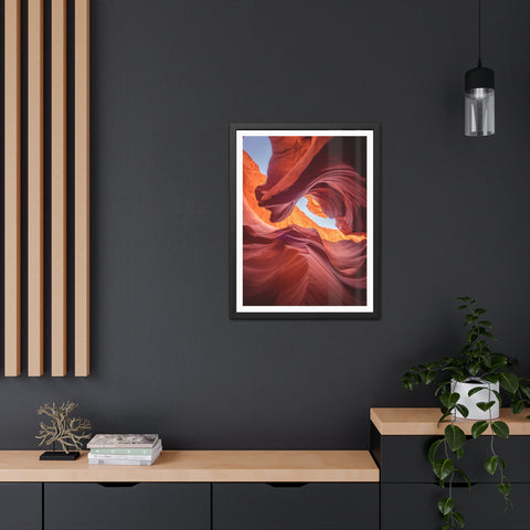 The Gorge - Desert Canyon Framed Poster - Stunning Wall Art for Home Decor