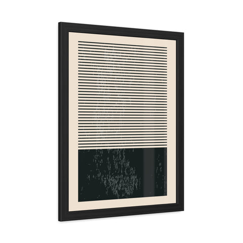 Ink Stamp 7b - Minimalist Framed Poster - Modern Wall Art for Home Decor