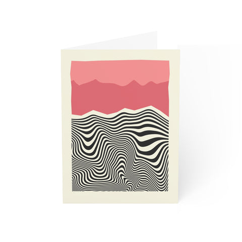 Waves 2 - Greeting Card