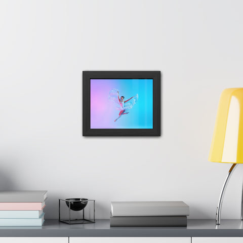 Ballet - Dynamic Dancer Framed Poster - Colorful Art for Home Décor