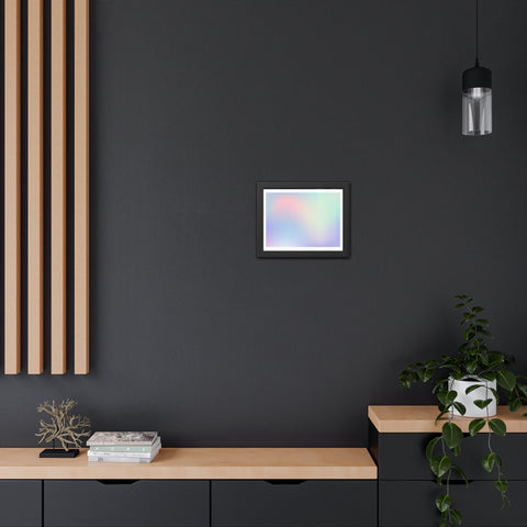 Haze - Pastel Gradient Framed Poster for Modern Decor