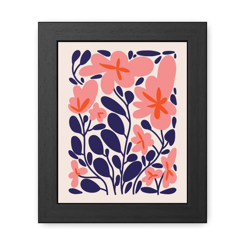 Florish 1 - Botanical Framed Poster | Floral Wall Art for Home Decor
