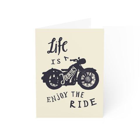 Life is a journey, enjoy the ride - Birthday Greeting Card