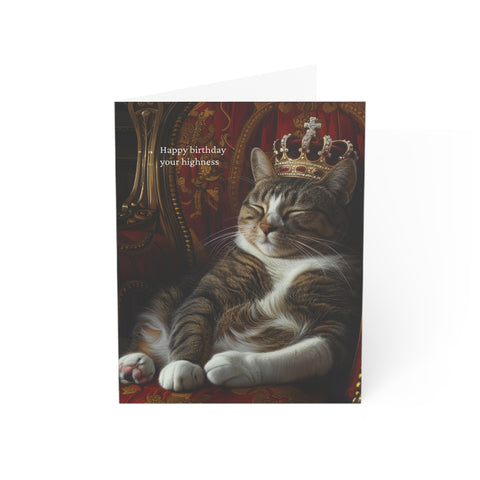 Happy Birthday Your Highness - Greeting Card