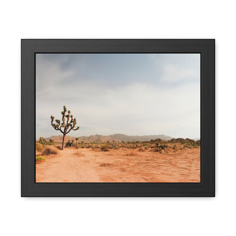 Coachella Valley - Desert Landscape Framed Poster - Serene Wall Art for Home & Office