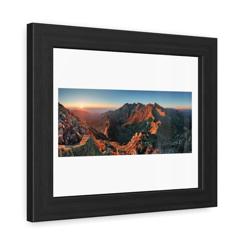 Rock Formation 4 - Scenic Mountain Framed Poster - Stunning Nature Wall Art for Home Decor