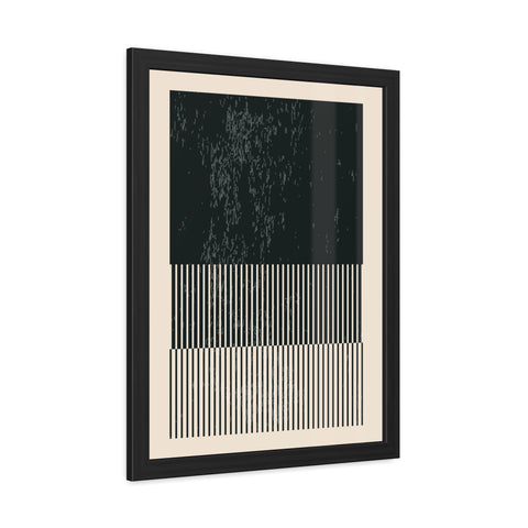 Ink Stamp 8b - Modern Abstract Framed Poster - Minimalist Wall Art for Stylish Home Décor