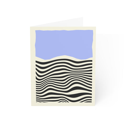 Waves 1 - Greeting Card