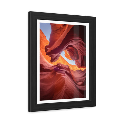 The Gorge - Desert Canyon Framed Poster - Stunning Wall Art for Home Decor
