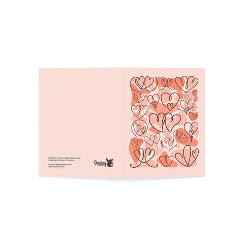 Valentine’s Hearts – Love / Valentine Greeting Card - Illustrated, Funny, Snarky, Modern