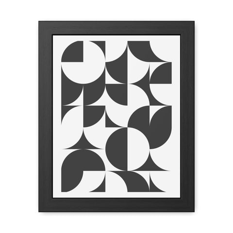 Gridline 3 - Modern Geometric Framed Posters - Stylish Wall Art for Minimalist Decor