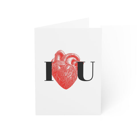 I Human Heart You - Greeting Card