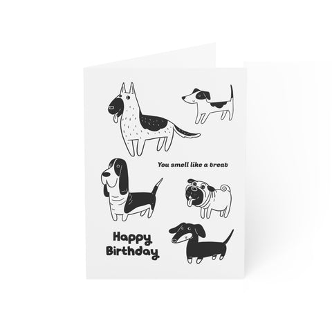 Happy Birthday - You smell like a treat - Greeting Card