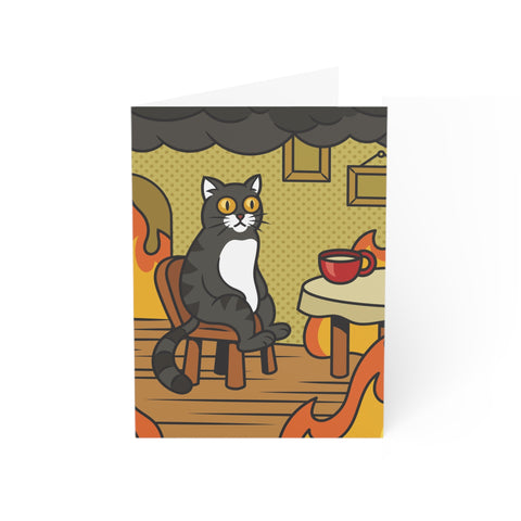 Everything iz fine - Greeting Card