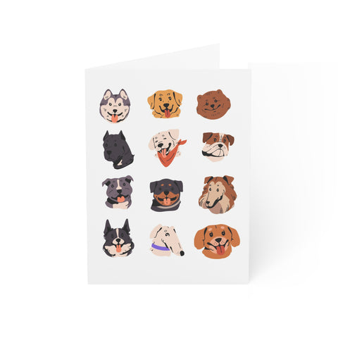 Dogs 3 - Greeting Card