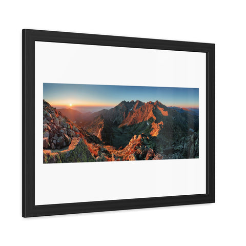 Rock Formation 4 - Scenic Mountain Framed Poster - Stunning Nature Wall Art for Home Decor