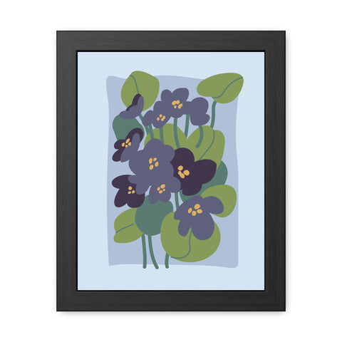 Flowers 4 - Botanical Framed Poster - Floral Art Print for Home Décor