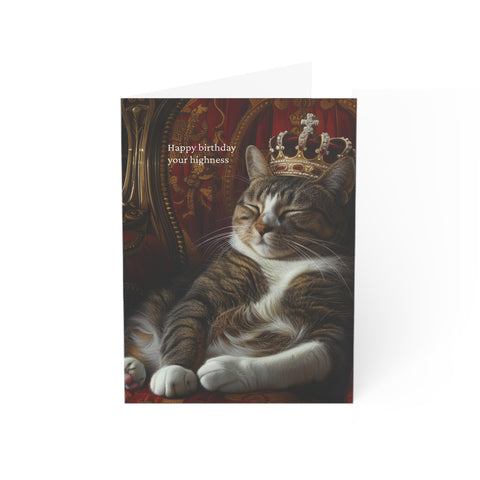 Happy Birthday Your Highness - Greeting Card