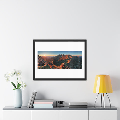Rock Formation 4 - Scenic Mountain Framed Poster - Stunning Nature Wall Art for Home Decor