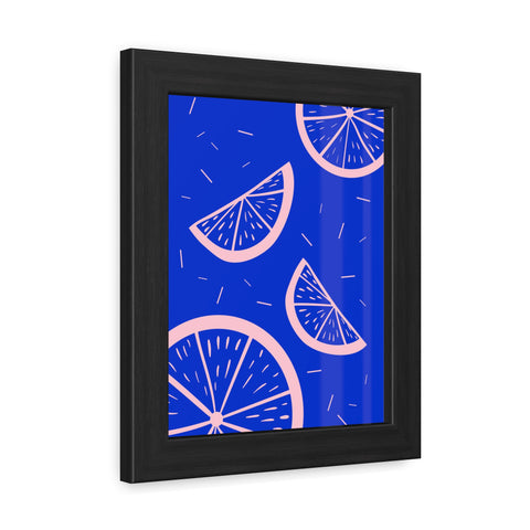 When life gives you lemons 8 - Bright Citrus Framed Poster - Fresh Fruit Decor for Colorful Spaces