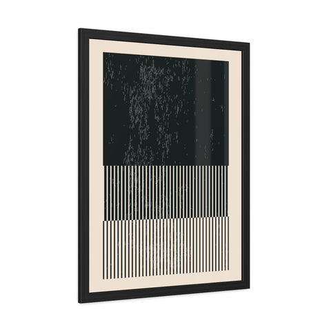 Ink Stamp 8b - Modern Abstract Framed Poster - Minimalist Wall Art for Stylish Home Décor