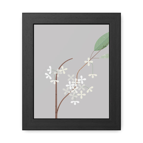 Botanical Gradual 3 - Floral Framed Poster - Elegant Wall Art for Home Decor