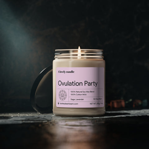 Ovulation Party - Scented Soy Candle, 9oz