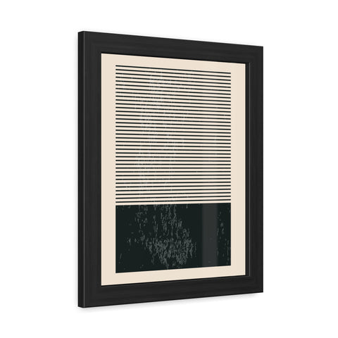 Ink Stamp 7b - Minimalist Framed Poster - Modern Wall Art for Home Decor
