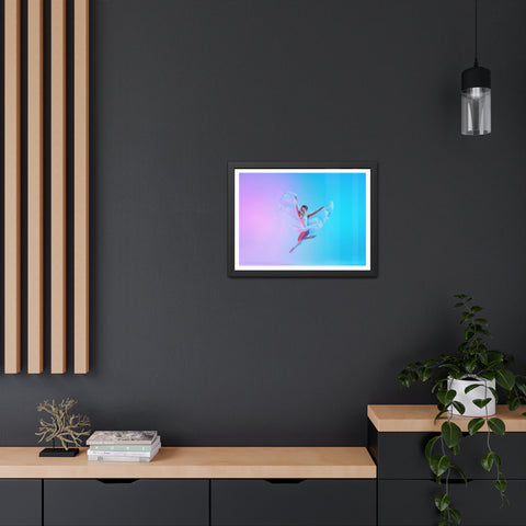 Ballet - Dynamic Dancer Framed Poster - Colorful Art for Home Décor