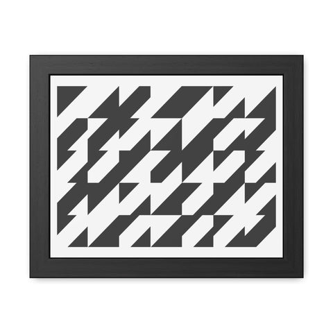 Horizon Grid 1 - Modern Geometric Framed Poster | Minimalist Wall Art for Home Decor