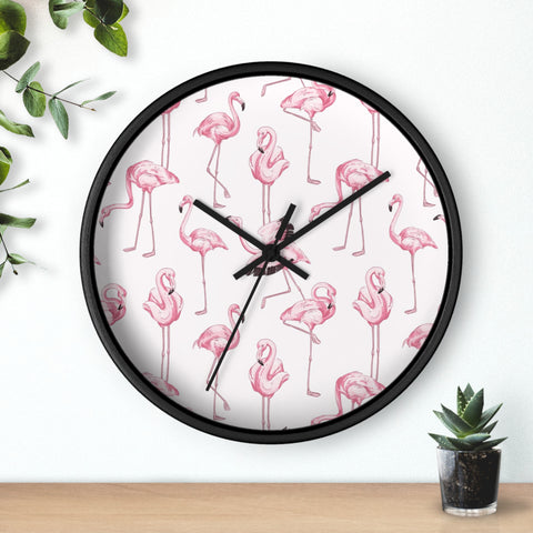 Flamingos - Silent 10" Wall Clock