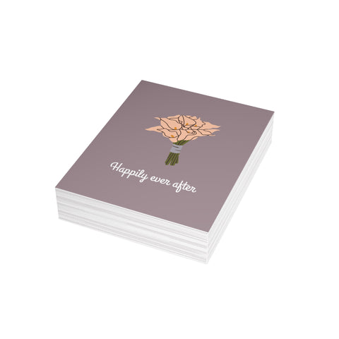 Happily Ever After Bouquet Greeting Card
