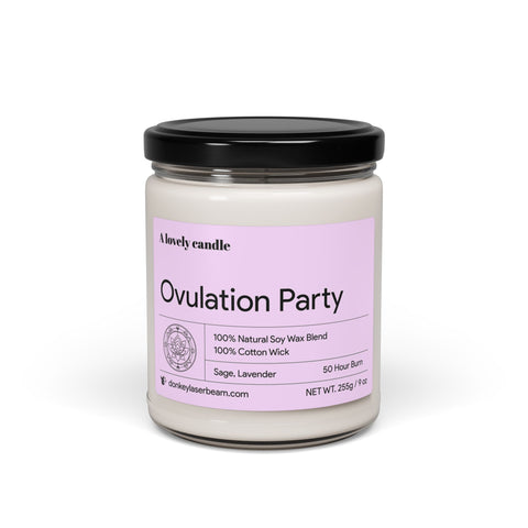 Ovulation Party - Scented Soy Candle, 9oz