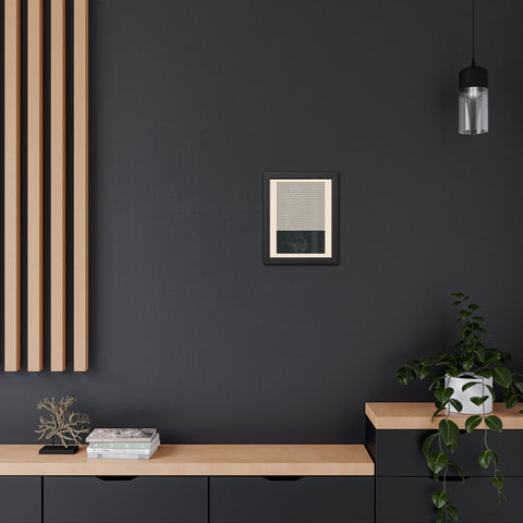 Ink Stamp 7b - Minimalist Framed Poster - Modern Wall Art for Home Decor