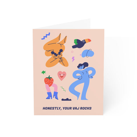 Honestly Your Vaj Rocks - Greeting Card