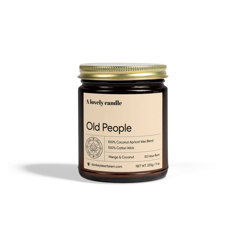 Old People - Mango Coconut Scented Soy Candle, 9oz