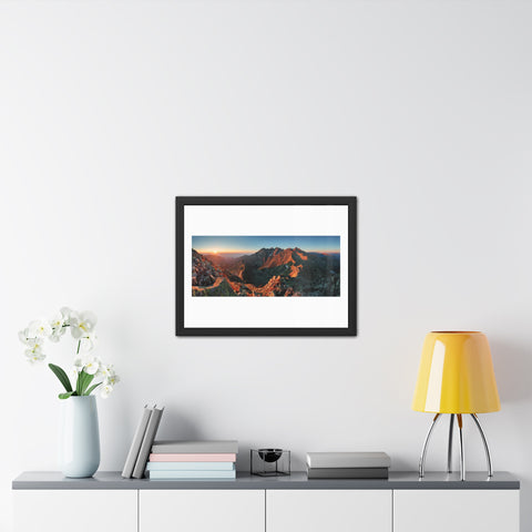 Rock Formation 4 - Scenic Mountain Framed Poster - Stunning Nature Wall Art for Home Decor