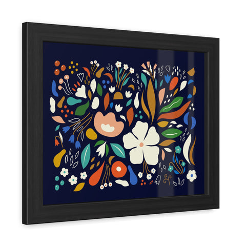 The Flowering 1 - Blooming Floral Framed Poster - Vibrant Home Decor for Nature Lovers