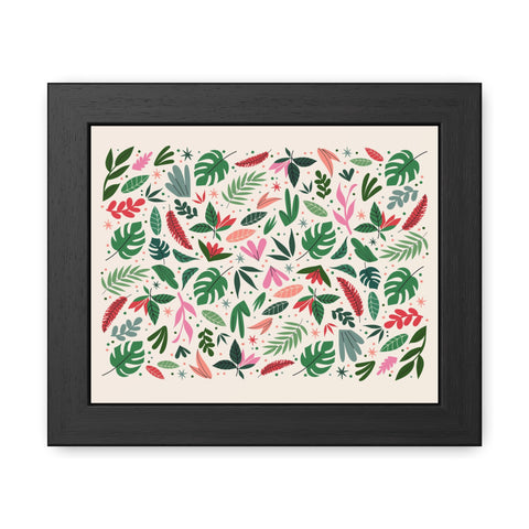 Almost that time of the year - Vibrant Floral Framed Poster | Botanical Wall Art for Home Decor
