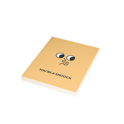 Cute 'You're a Smooch' Greeting Card — Love / Valentine Greeting Card - Illustrated, Funny, Snarky, Modern