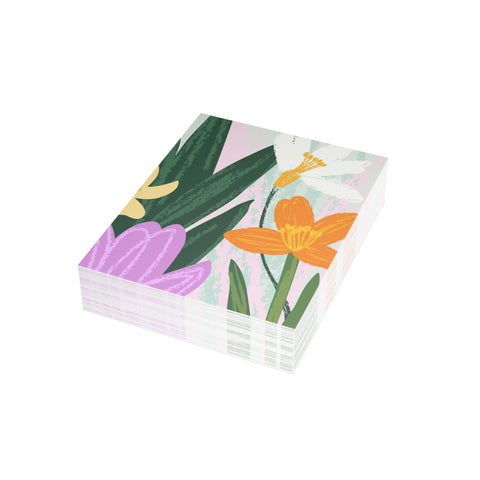 Floral Spring Bouquet Greeting Card — Abstract Greeting Card - Illustrated, Beautiful, Modern
