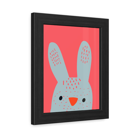Childrana 1 - Cute Bunny Framed Poster - Perfect for Kids' Rooms & Easter Decor