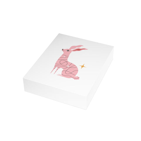 Whimsical Bunny/Fox thing Greeting Card — Greeting Card - Illustrated, Beautiful, any occasion