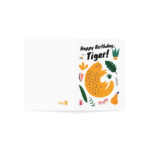 Happy Birthday Tiger (Nature) - Greeting Card