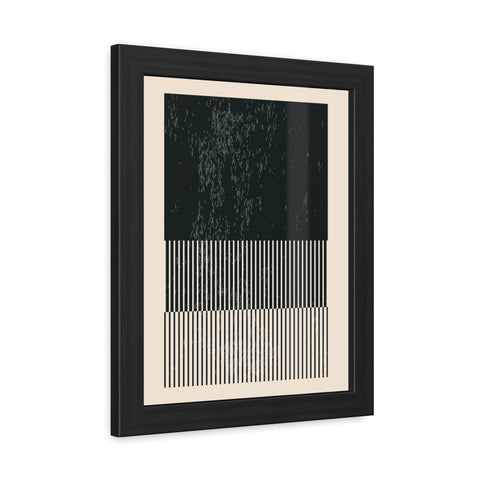 Ink Stamp 8b - Modern Abstract Framed Poster - Minimalist Wall Art for Stylish Home Décor