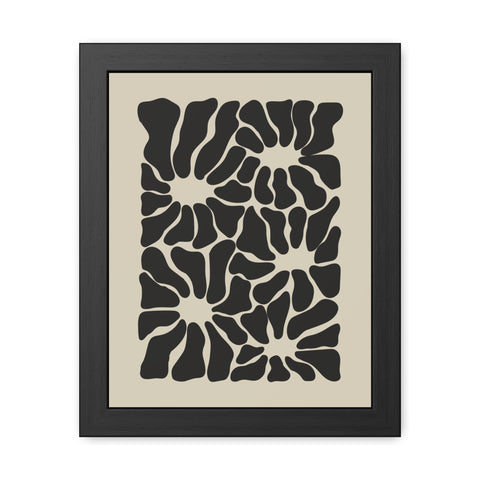 Boho Floral 2 - Abstract Wall Art Framed Posters - Modern Home Decor