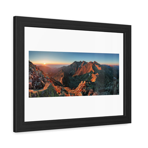 Rock Formation 4 - Scenic Mountain Framed Poster - Stunning Nature Wall Art for Home Decor