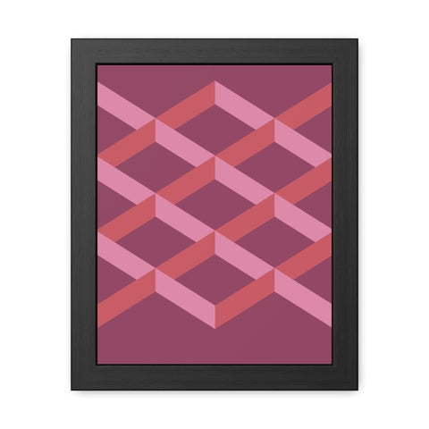 Geometric Framed Poster - Modern Wall Art for Contemporary Decor
