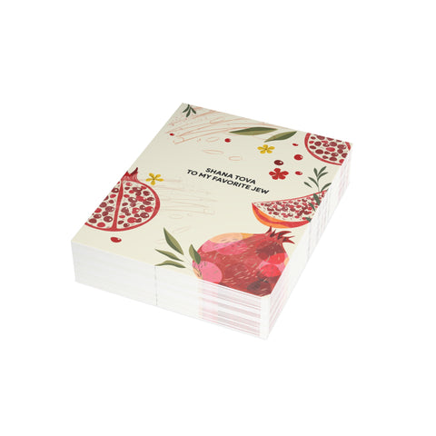 "Shana Tova to My Favorite Jew" Greeting Card — Rosh Hashanah / Holiday Greeting Card - Illustrated, Modern